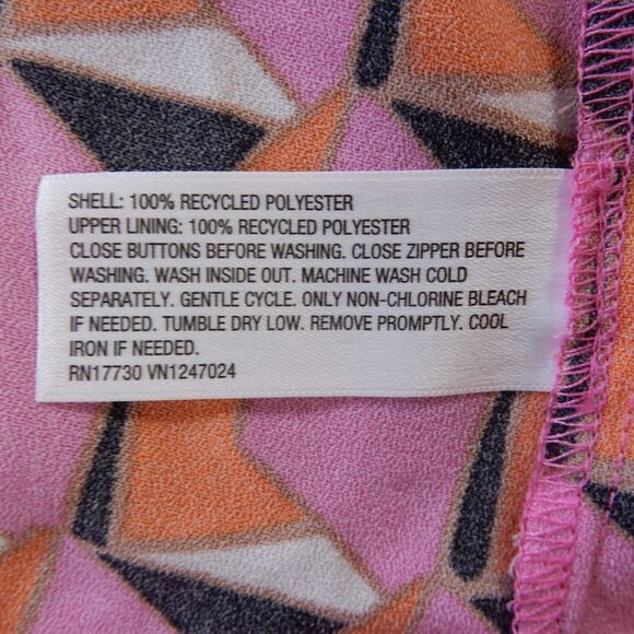 Diane Von Furstenberg Dress 17 Pink Retro Mod Mini Sleeveless Tank Sundress - Picture 7 of 10